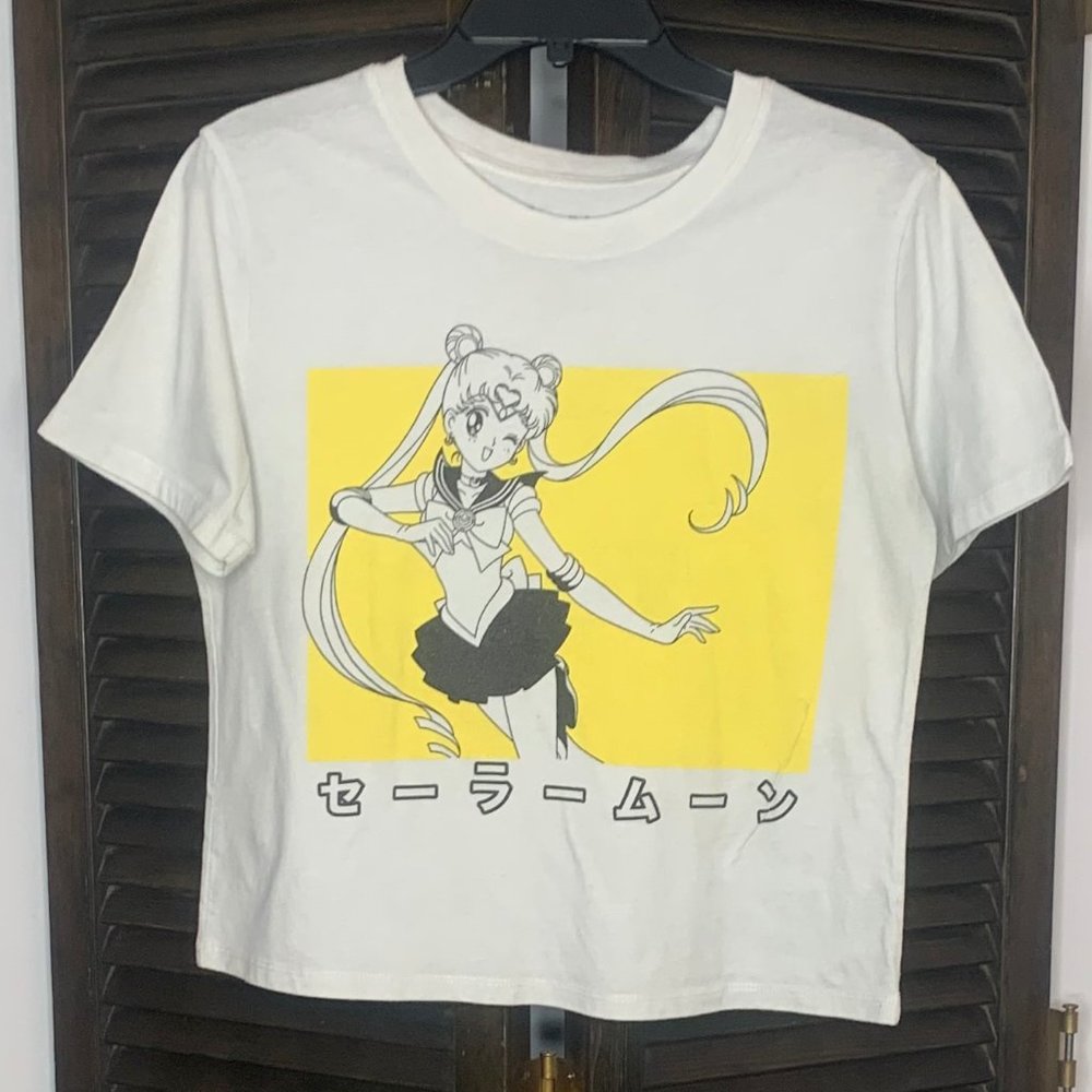 Sailor Moon white tee shirt